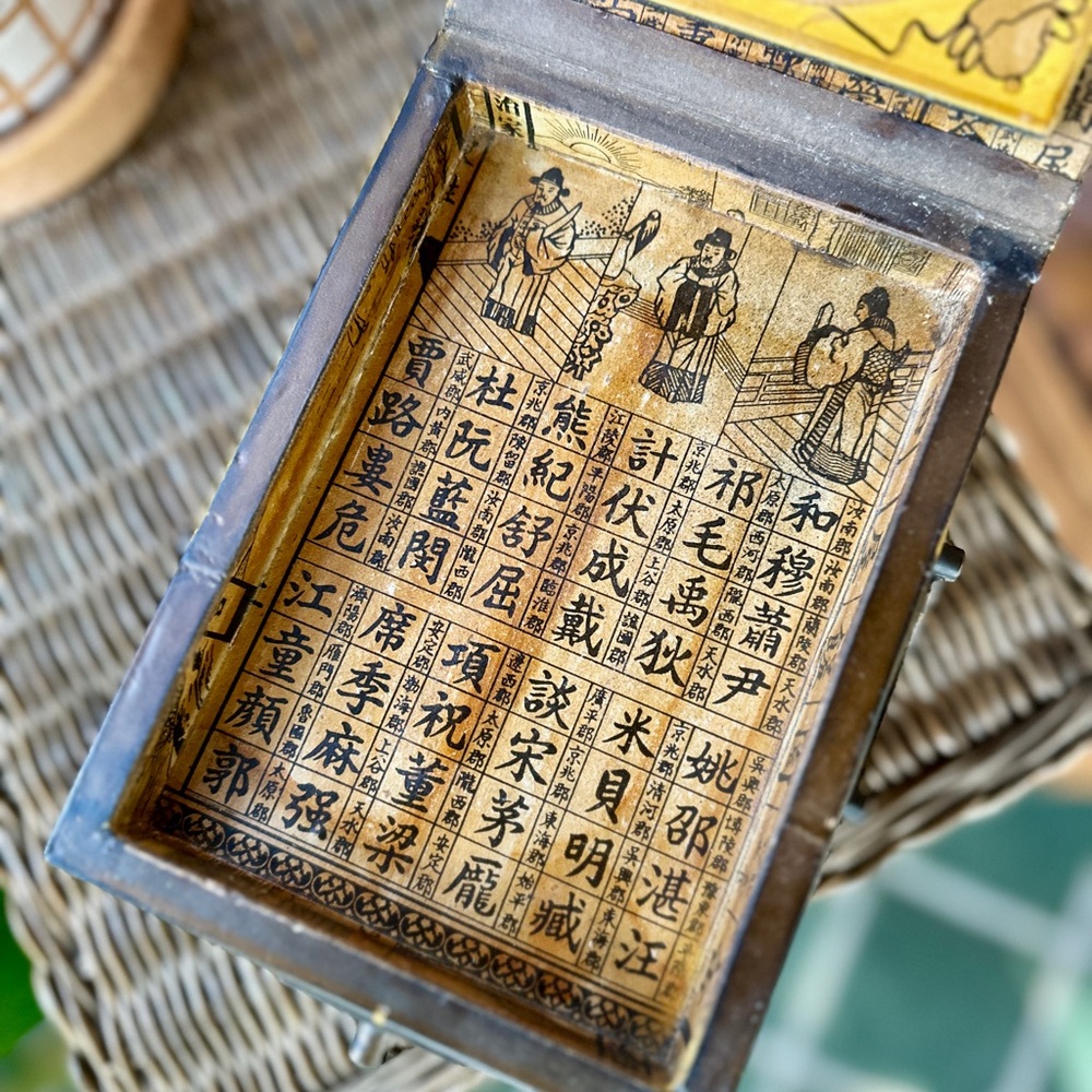 Vintage Chinese Painted Jewelry Box - Picture 8 of 11